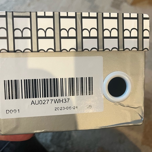 Vegan leather loafer sling backs, cream colored, new in box! - Picture 6 of 6